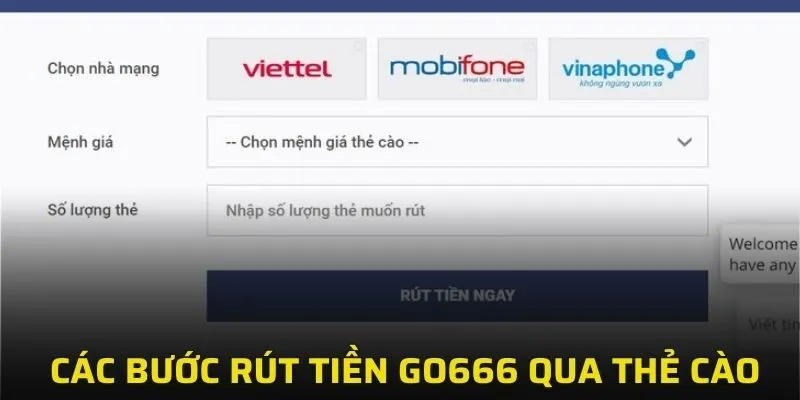 Hướng dẫn các bước rút tiền qua thẻ cào an toàn